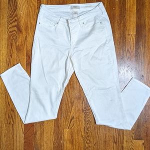Vintage America Women's White Jeans Size 8R/29